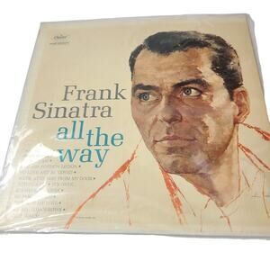 Frank Sinatra All The Way Vinyl Record LP Easy Listening Crooners Old Blue Eyes